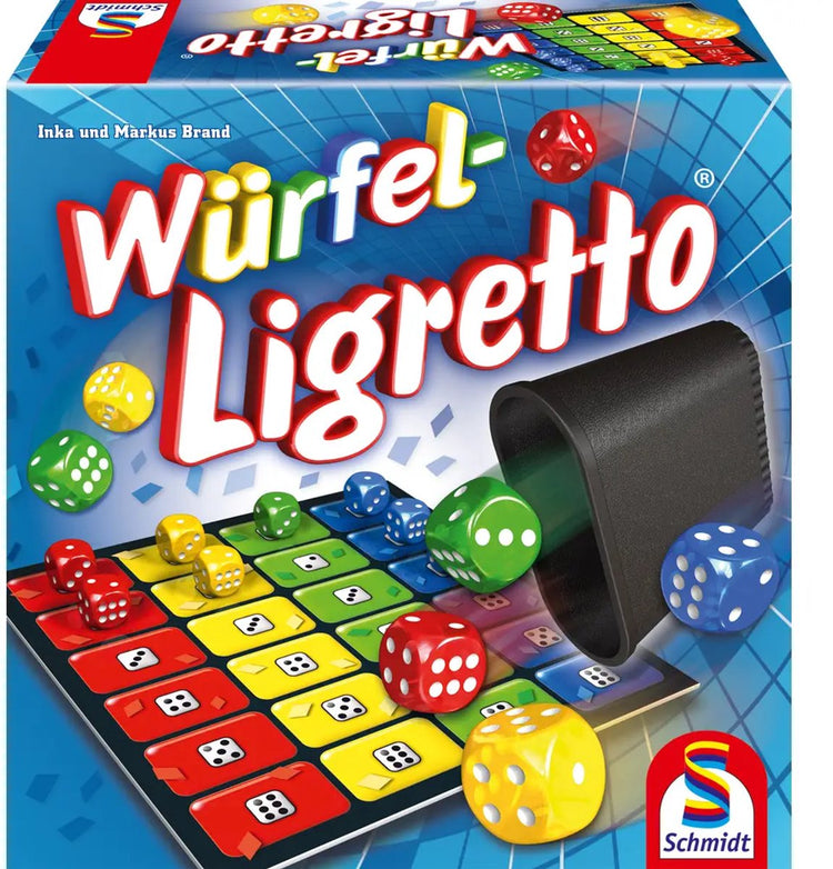Schmidt ® - dice ligretto® - jeu d'action avec dés - jeu de réaction rapide - à partir de 8 ans - 2-4 joueurs