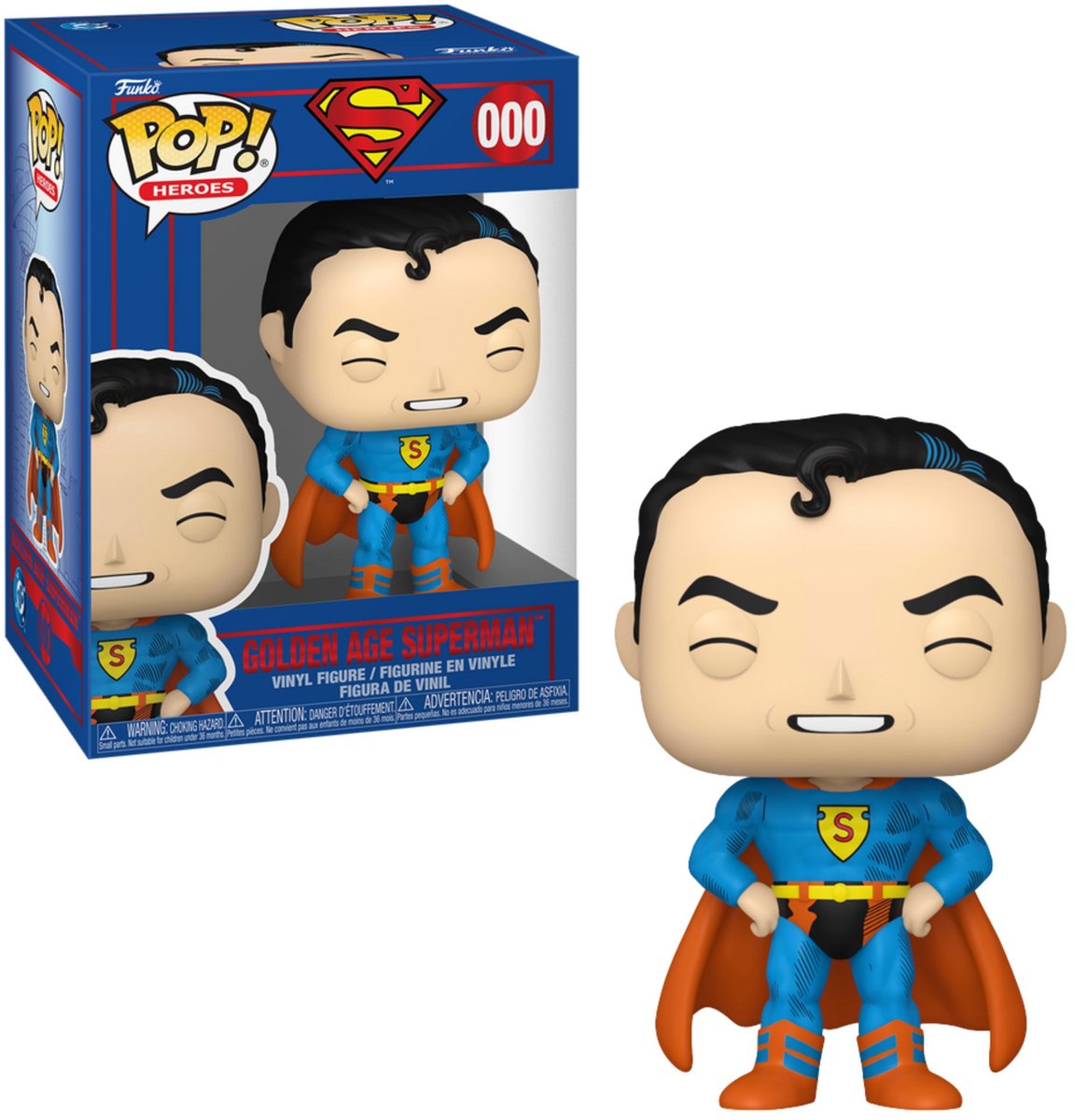 Funko-pop ! héros : superman - superman de l'âge d'or