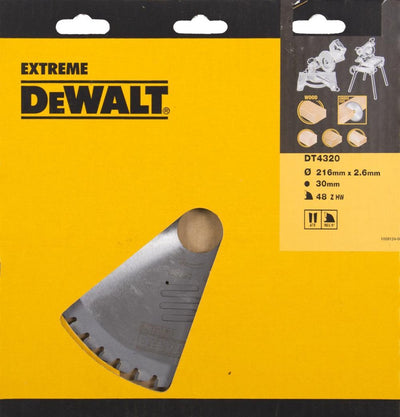Accessoires Dewalt scie circulaire bl. s40 216x30x48t - dt4320-qz