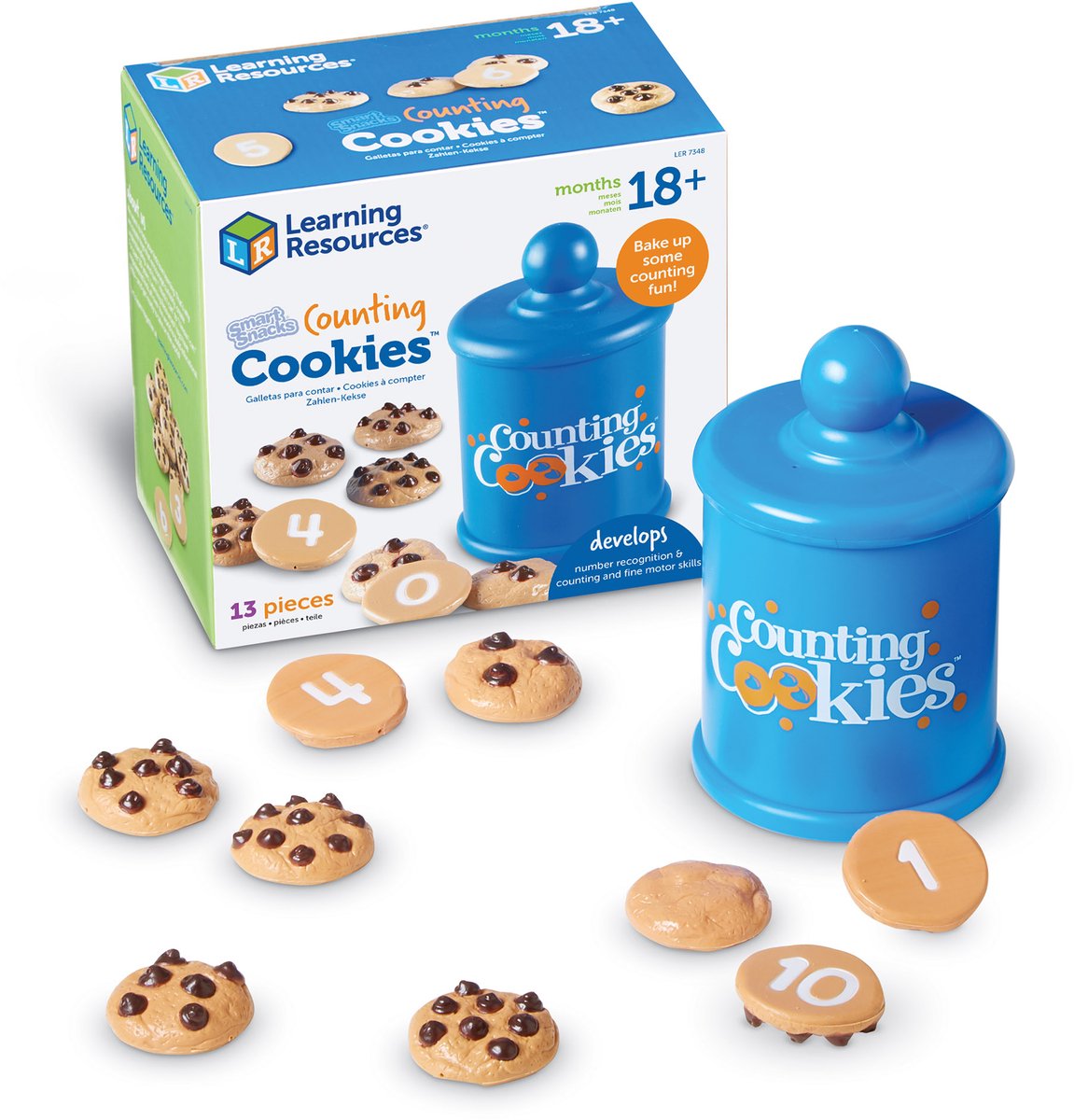 Ressources d'apprentissage smart snacks® counting cookies™ - 1+