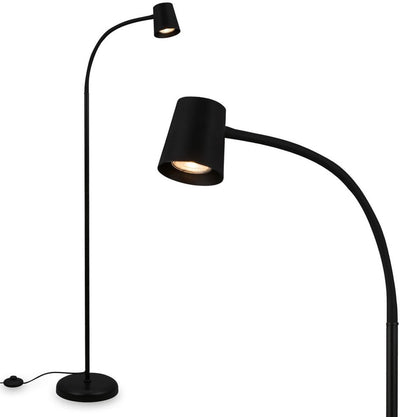 Briloner skriva - lampadaire - lampadaire de salon - lampe de lecture - excl. gu10 - noir - 127,5 cm