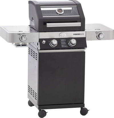 Barbecue Rösle - barbecue gaz videro g2-s vario 30 mbar - acier inoxydable - noir