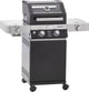 Barbecue Rösle - barbecue gaz videro g2-s vario 30 mbar - acier inoxydable - noir