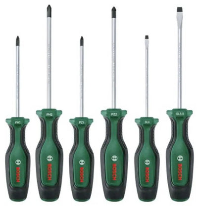 Jeu de tournevis Bosch vert 6 pièces - 1600a02bx7