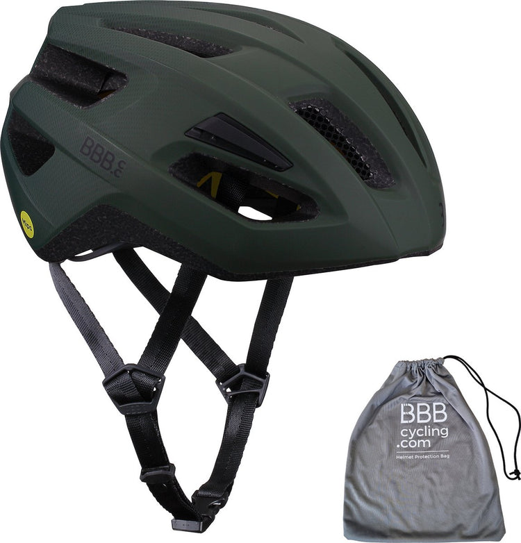 Bbb cycling dune mips 2.0 casque de vélo adultes - casque vtt casque de vélo de course avec sac pour casque - casque de cyclisme - casque de vélo femme - casque de vélo homme - vert olive - taille l - bhe-22t