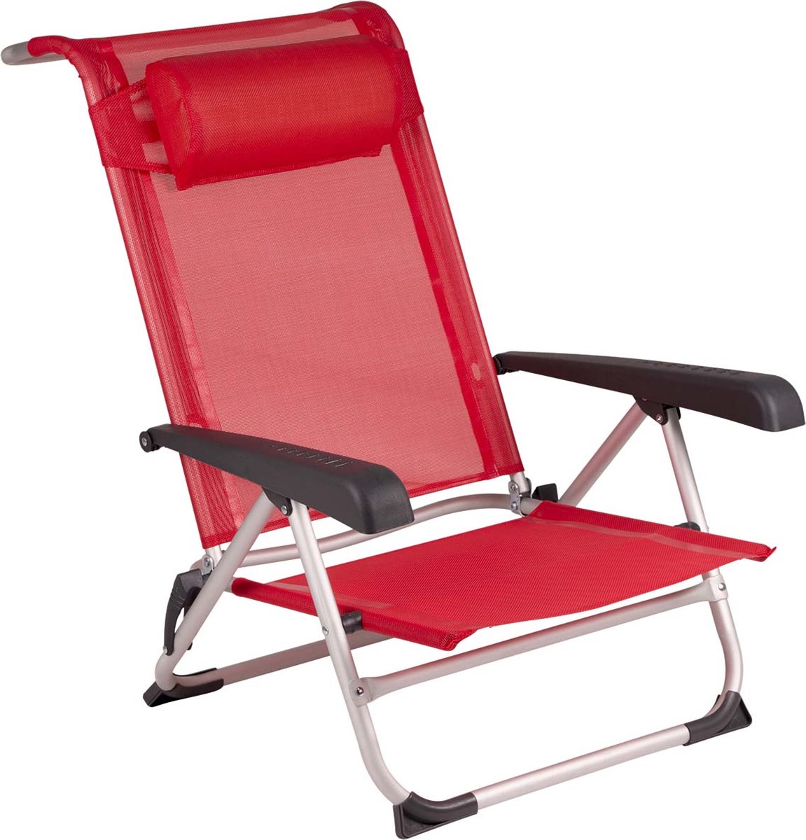 Bo-camp - chaise de plage - saint-tropez - rouge