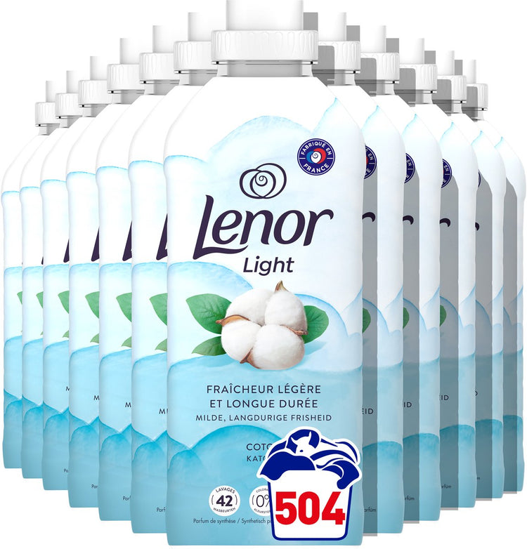 Lenor Adoucissant coton frais - 12 x 42 lavages