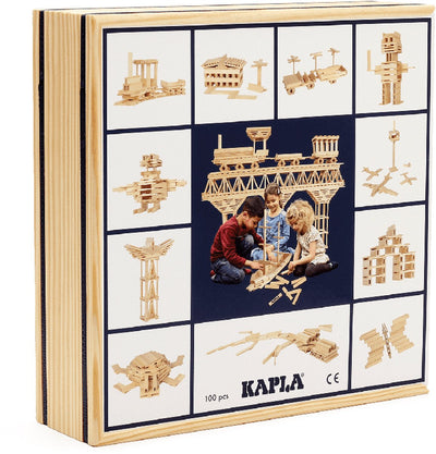 Kapla - couleur - jouets de construction - 100 planches
