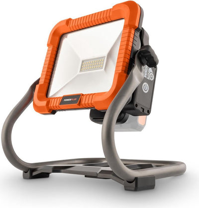 Projecteur portable Powerplus double puissance POWDP8031 - Lampe de chantier LED de 20 V et 2700 lm - sans batterie ni chargeur