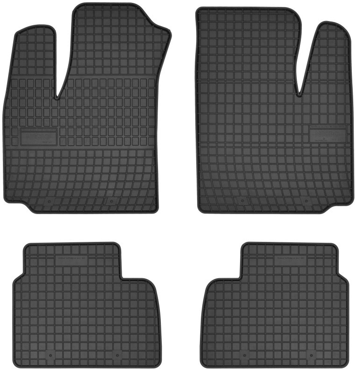 Tapis en caoutchouc Frogum Fiat Doblo 2001-2010 -