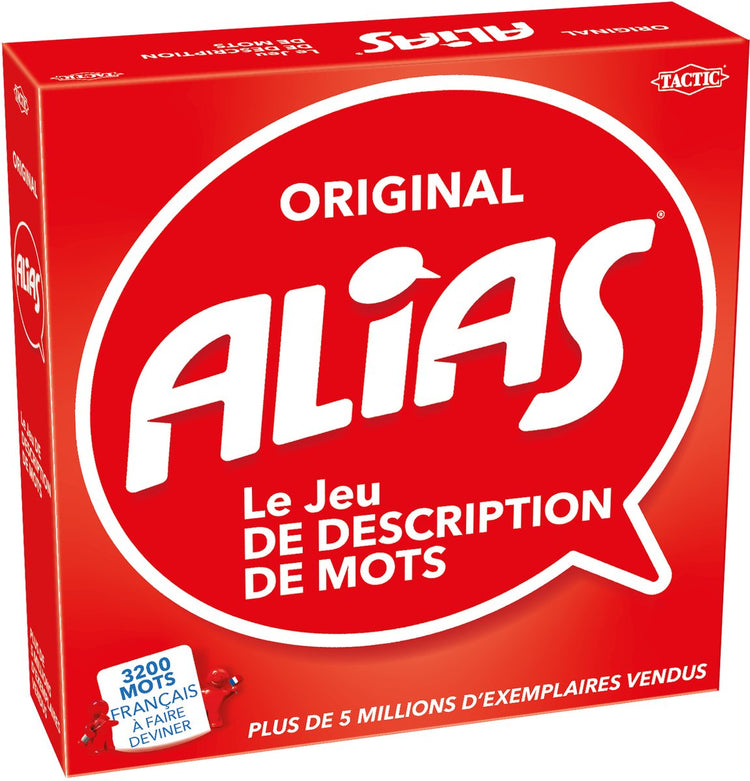 Jeu original Alias - Jeu de société français de 3200 mots
