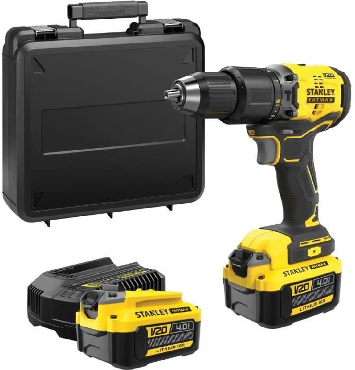 Stanley fatmax v20 - perceuse sans fil - 18v - 60nm - moteur brushless