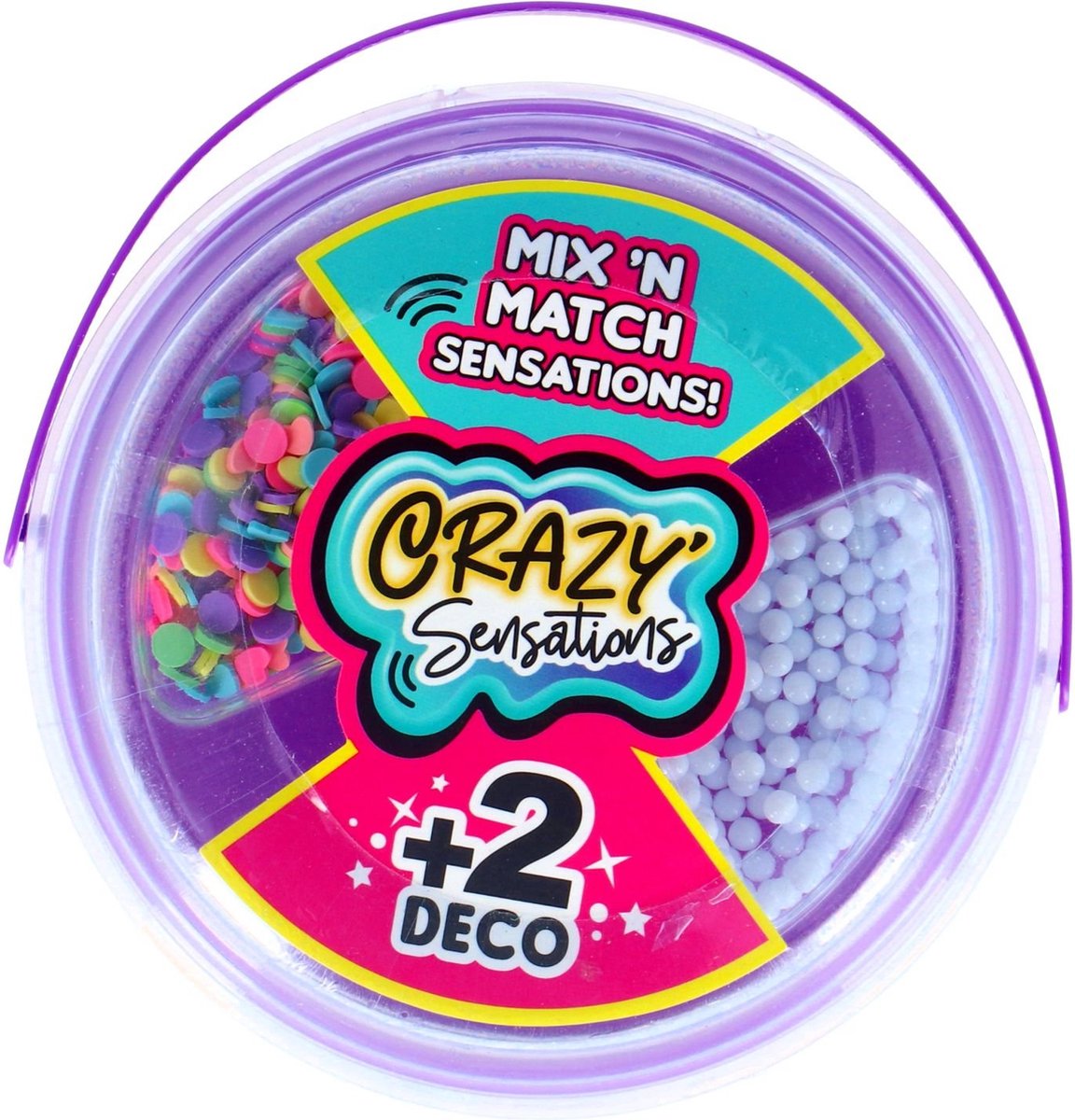 Seau de sensations de mélange de sensations folles