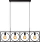 Lucide suus - lampe suspendue - 4xe27 - noir