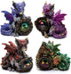 Elements Gemstone Shield Dragon