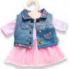 Robe de poupée Heless avec Giletje, 35-45 cm