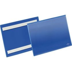 Pochette pour documents autocollante durable 179507 pp bleu foncé