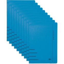 Djois pince dossier secolor folio bleu 10 pièces