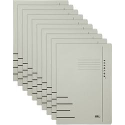 Djois pince dossier secolor folio gris 10 pièces
