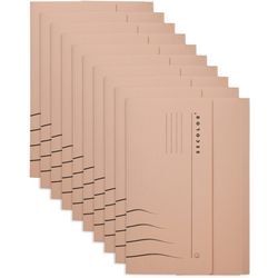 Djois pince dossier secolor folio marron 10 pièces