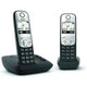 Téléphone Dect gigaset a690a duo noir
