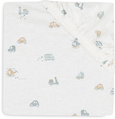 Jollein bébé - drap housse jersey 60x120cm - lit bébé - coton doux - en déplacement