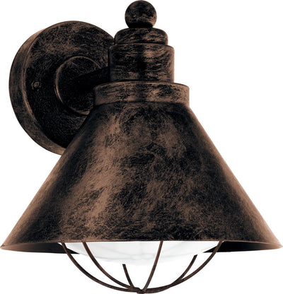 Eglo vintage barrosela - éclairage extérieur - applique - 1 lumière - couleur cuivre