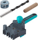 Wolfcraft - dowel jig set including 150 dowels - dowel jig - dowel ø 8mm x 40mm - dowel drilling jig - dowel set - 8621000