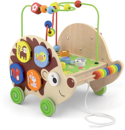 Vigatoys hérisson éducatif en bois 4en1 viga