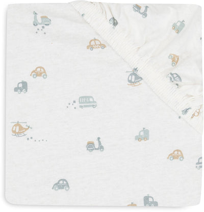 Jollein bébé - drap housse jersey 60x120cm - lit bébé - coton doux - en déplacement