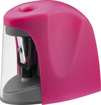 Taille-crayon Westcott - électrique - sans piles - rose - ac-e55042