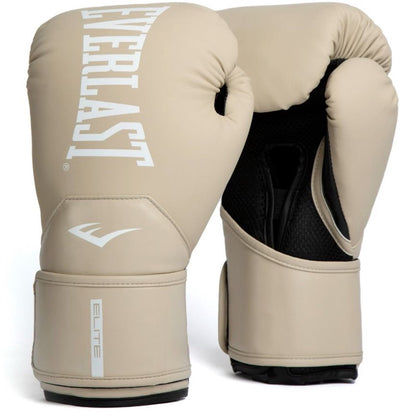 Gants de boxe Everlast Elite 2, champagne (disponibles en différentes tailles)