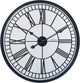 Miroir Cléopâtre Nextime – horloge murale silencieuse – 56 cm – miroir – noir
