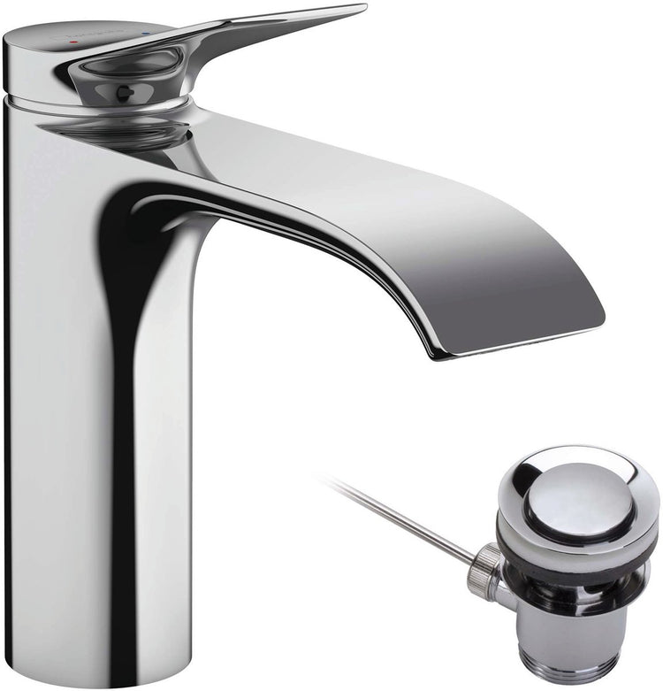Hansgrohe Vivinis mitigeur lavabo 110 avec vidage extractible chromé