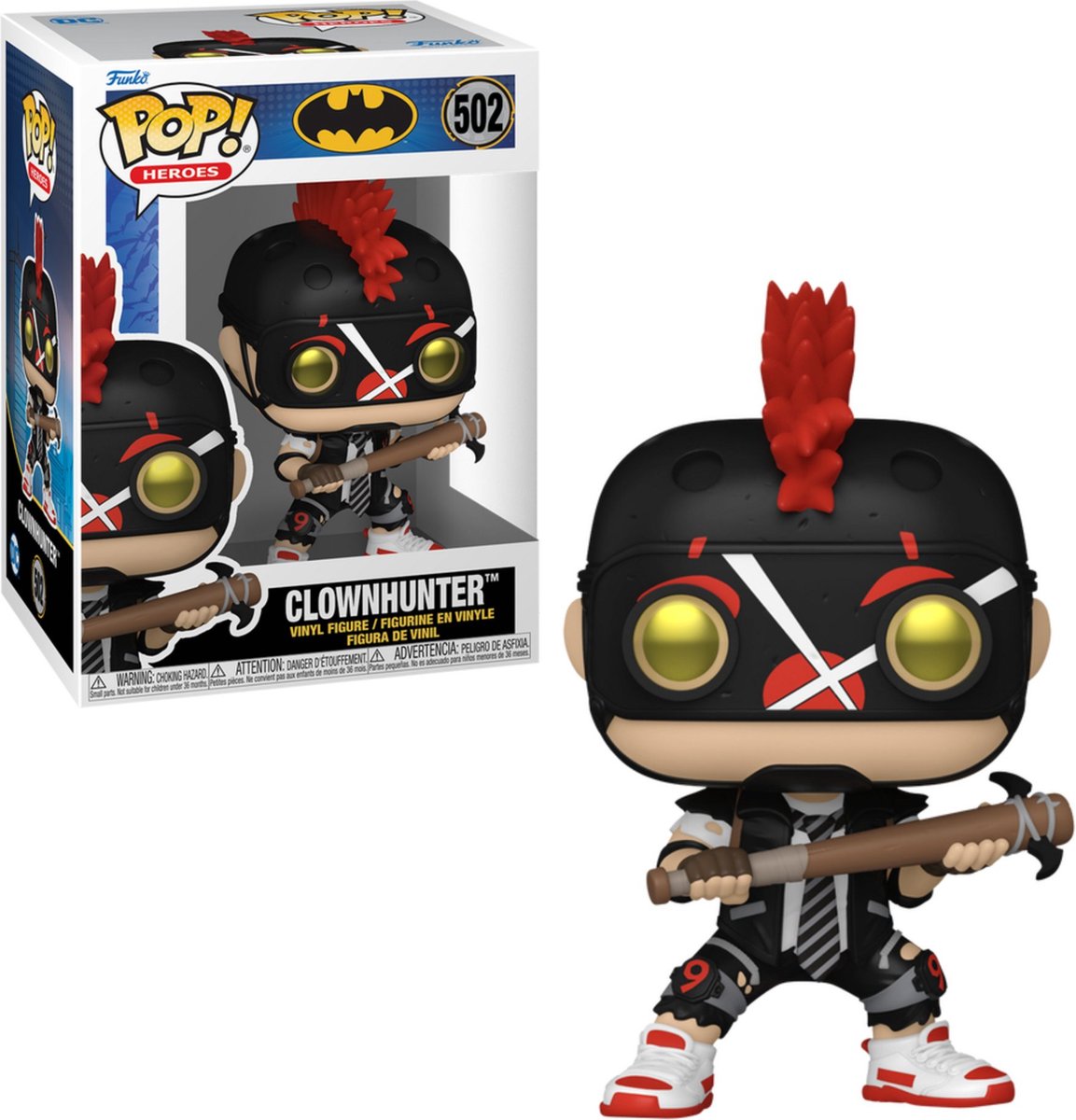 Funko-pop ! Héros de DC Comics : Batman - Chasseur de clown #502