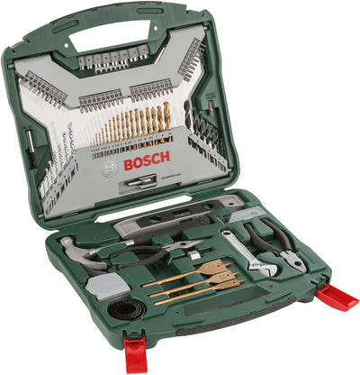 Jeu de forets Bosch x-line - 103 pièces - bois, métal et pierre