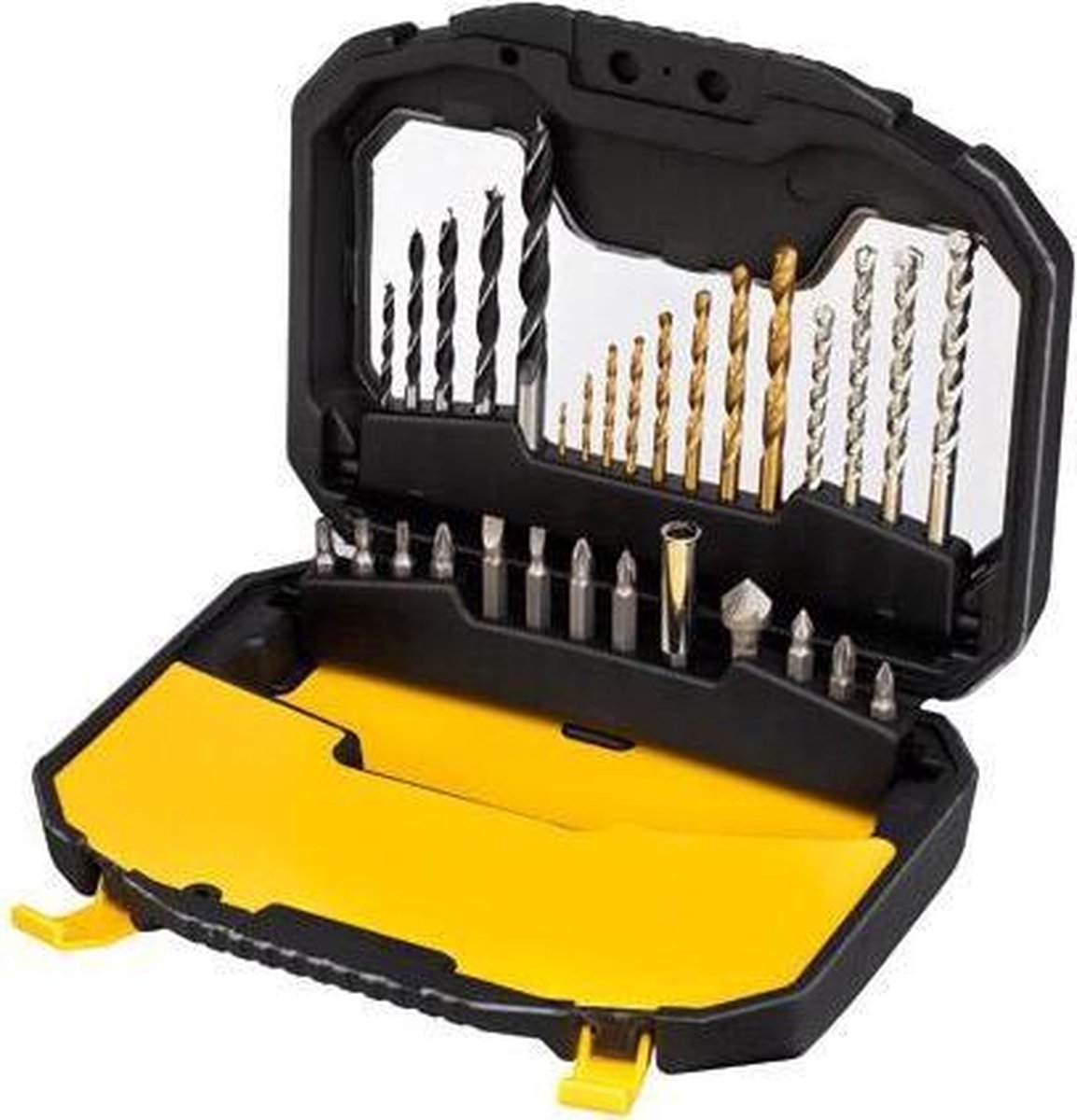 Stanley série sta7183 - jeu de forets et d'embouts - 30 pièces - support magnétique