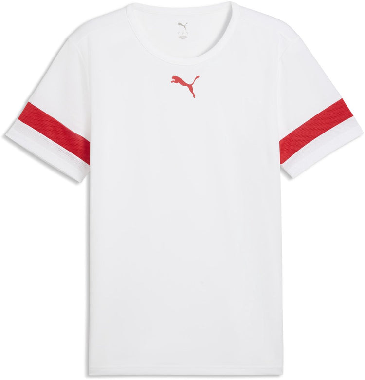 Maillot de sport Puma Individualrise Jersey pour homme - blanc- rouge