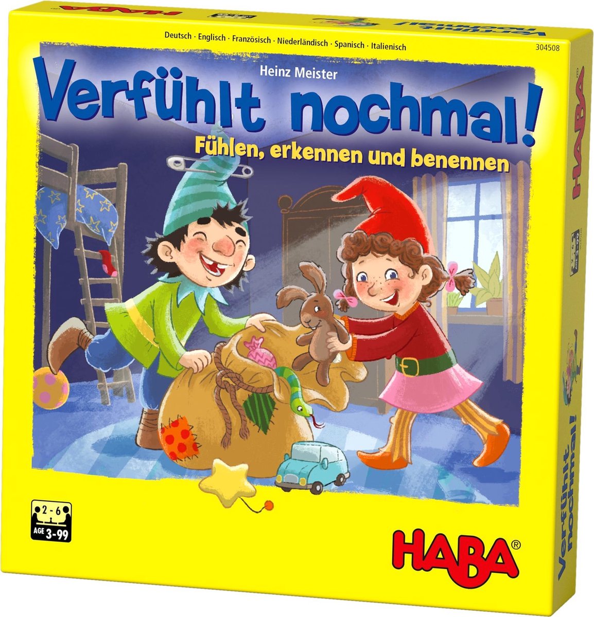Haba jeu de toucher, soyez prudent ! (du)