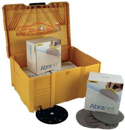 Disques abrasifs Mirka abranet nc 150mm pour aluminium - p320