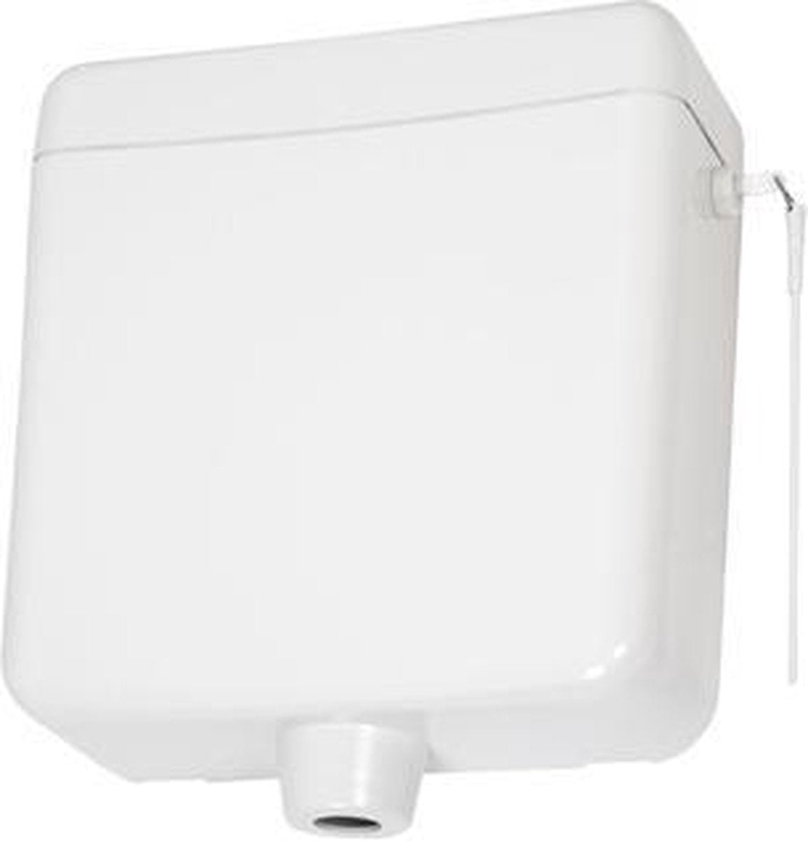 Réservoir suspendu haut en maille Plieger - simple chasse - blanc - réservoir (6 à 9 litres réglable)