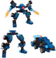 Jeu de construction Titan Transform Blue - 71 pièces.