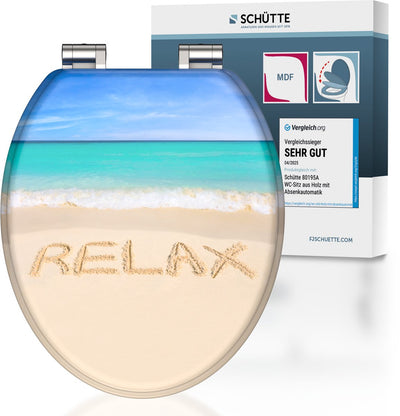 Schütte Schütte Toilet Souge avec détente de fermeture douce