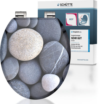 Schütte Schütte Toilet Selt avec pierre grise de fermes molles