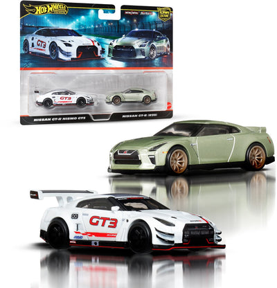 Hot Wheels Premium Car Culture et de 2 - Nissan GT-R Nismo GT3 et Nissan GT-R R35