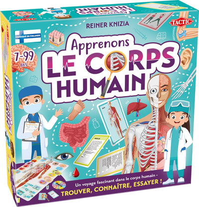 Tactic apprenons le corps humain - jeu de société - apprenons notre corps incroyable (fr)
