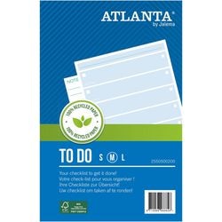 Djois atlanta bloc-notes à faire moyen 13,5 x 19,5 cm blanc