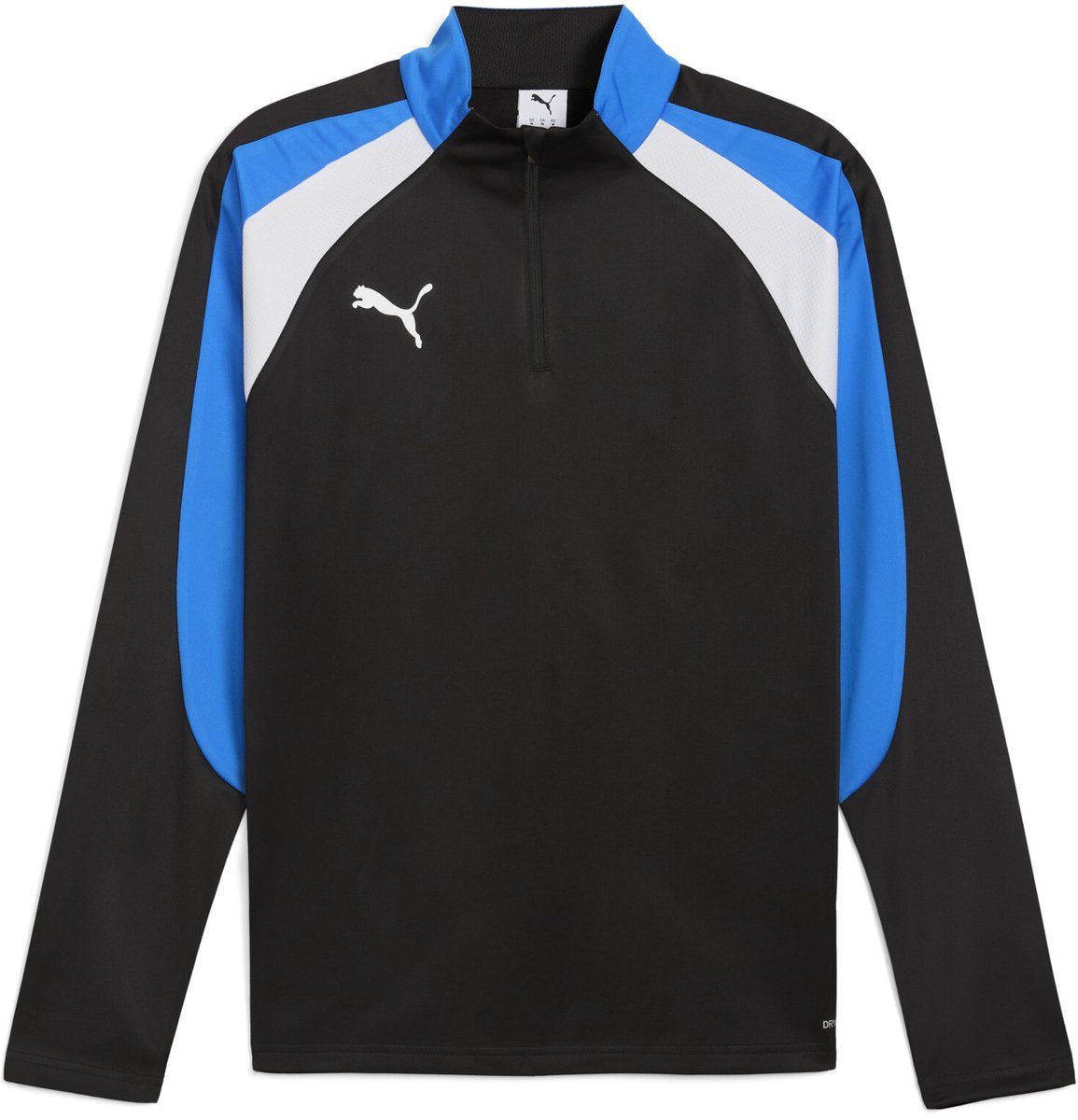 Haut de sport Puma Individualliga 1 4 Zip Top pour homme - noir-blanc-ultra bleu
