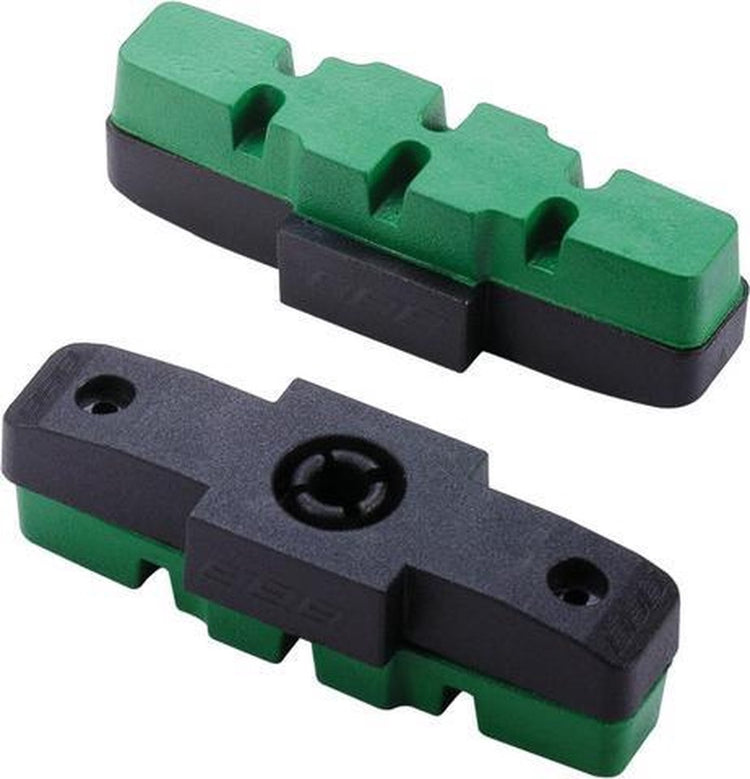 Bbb cycling plaquettes de frein vélo électrique - hydrostop - frein sur jante - compatible avec vélo de ville, VTT e-bike - plaquettes de frein magura - vert - bbs-09e