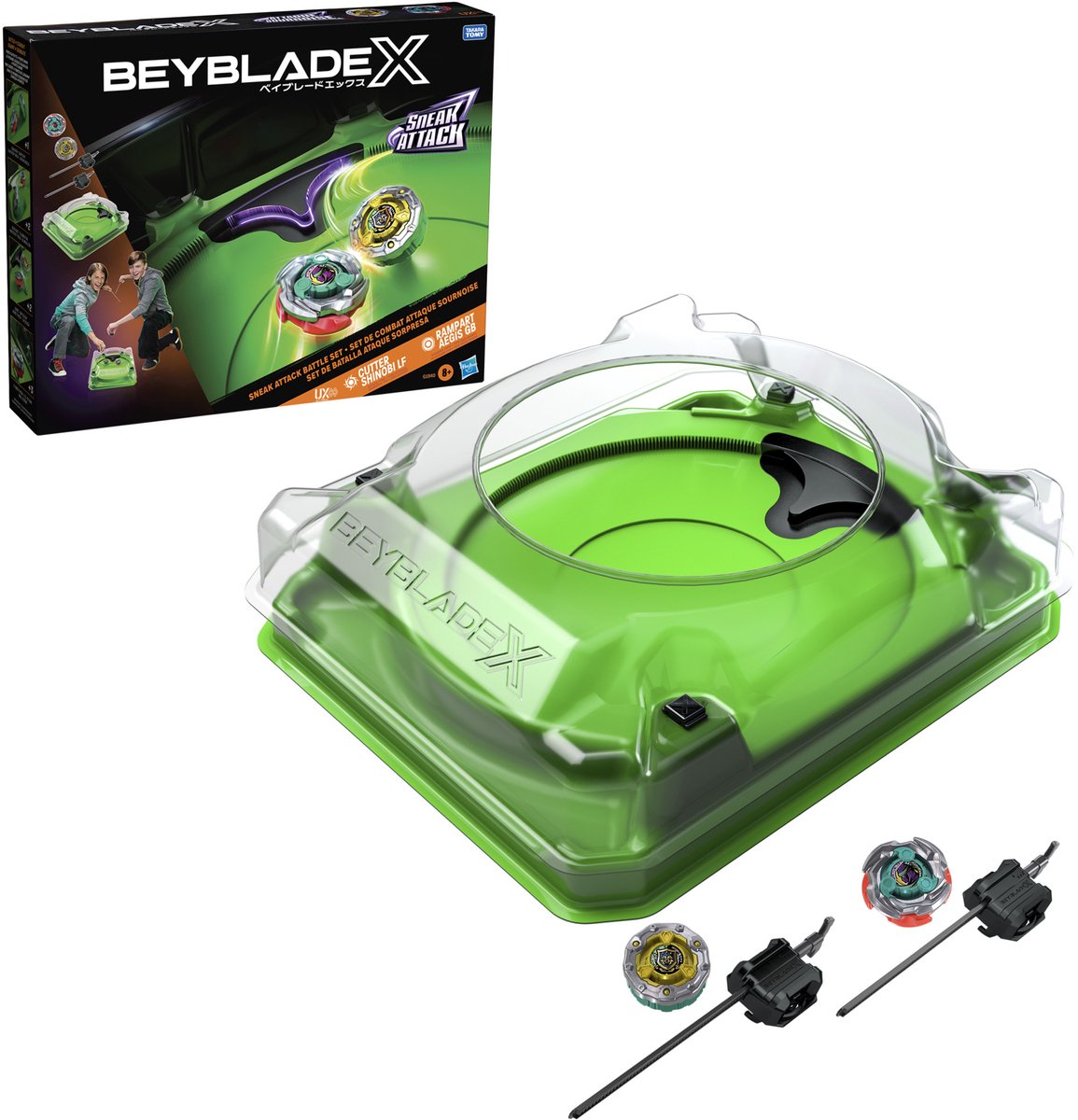 Ensemble de combat d'attaque sournoise Beyblade X